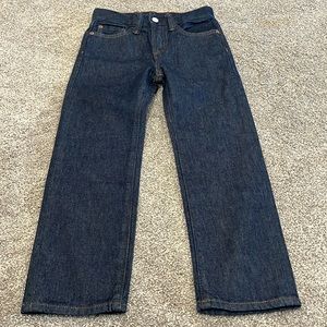 Gap jeans, size 6 boys. Straight leg adjustable waist.